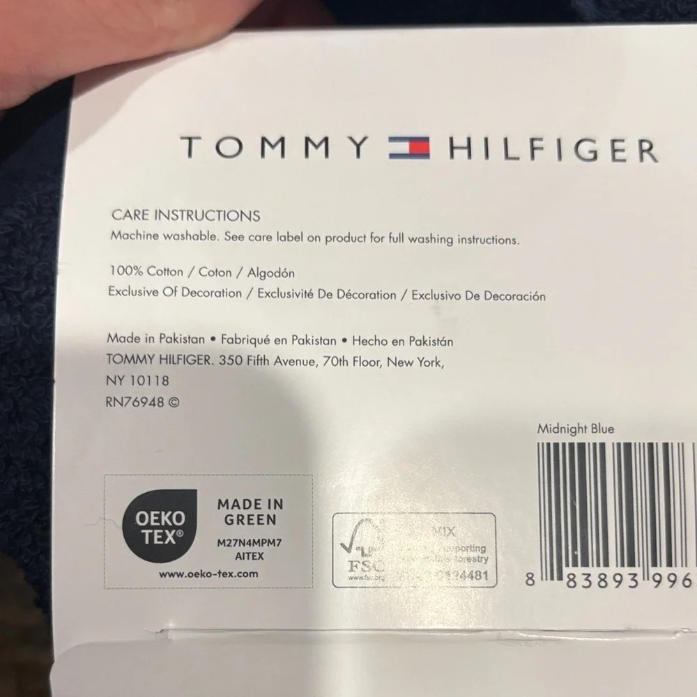 Tommy Hilfiger Dark Blue Towel Collection